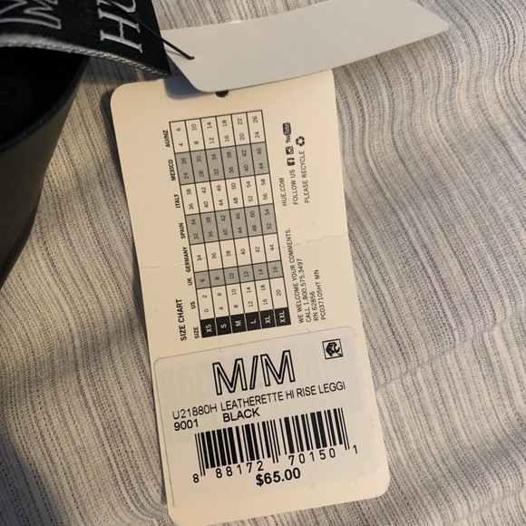 Hue Leatherette High-Rise Leggings - Picture 5 of 7